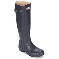 Chaussures Femme Bottes de pluie Hunter ORIGINAL TALL Bleu