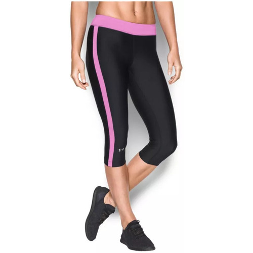 Vêtements Femme Pantalons de survêtement Under Armour Corsaire Femme  HeatGear Noir