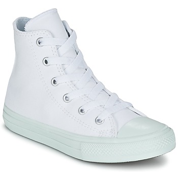 Chaussures Fille Baskets montantes Converse CHUCK TAYLOR ALL STAR II PASTEL SEASONAL TD HI Blanc / Bleu ciel