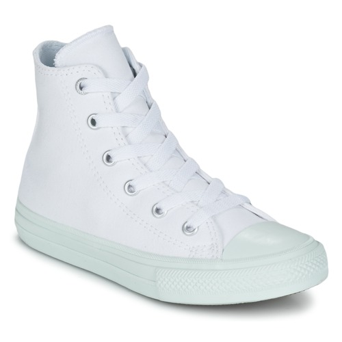 Chaussures Fille Baskets montantes Converse CHUCK TAYLOR ALL STAR II PASTEL SEASONAL TD HI Blanc / Bleu ciel