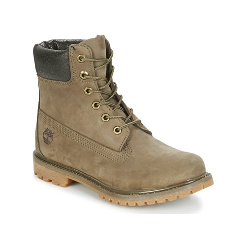 Chaussures Femme Boots Timberland 6IN PREMIUM BOOT - W Canteen Waterbuck / Marron