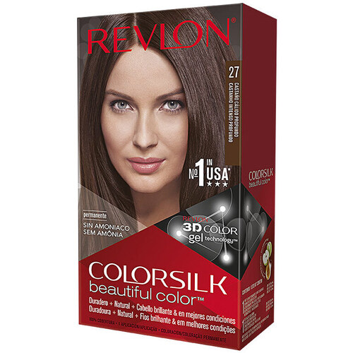 Beauté Femme Colorations Revlon Colorsilk Tinte 27-castaño Calido Profundo 