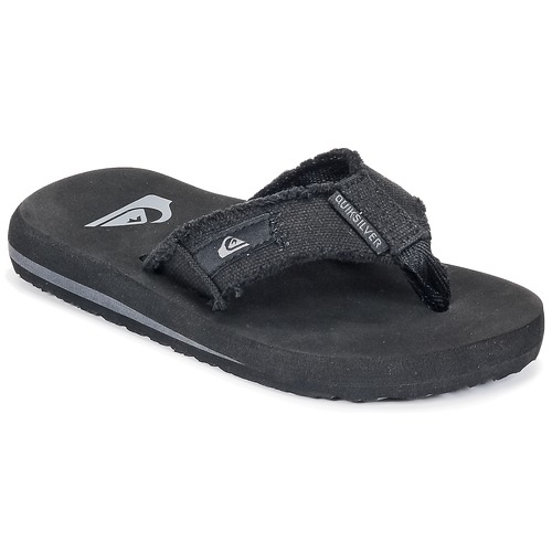 Chaussures Garçon Tongs Quiksilver MONKEY ABYSS YT B SNDL XKKC Noir