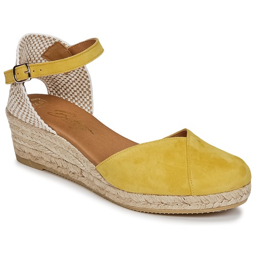 Chaussures Femme Espadrilles Betty London INONO Jaune