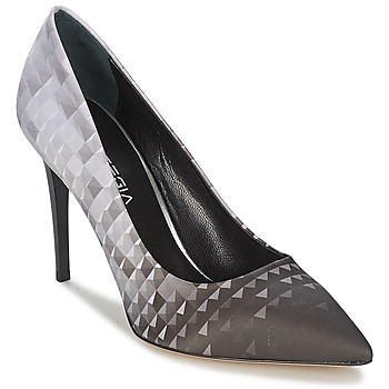 Chaussures Femme Escarpins Strategia BALSORANO Noir / Gris