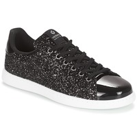 Chaussures Femme Baskets basses Victoria HUELLAS METAL Noir