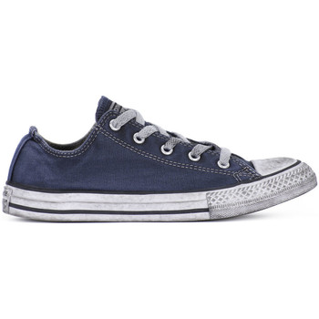 Chaussures Garçon Baskets mode Converse ALL STAR LO CANVAS LTD NAVY Bleu