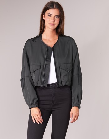 Vêtements Femme Blousons G-Star Raw RACKAM OS CROPPED BOMBER Noir