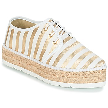 Chaussures Femme Espadrilles André ZEBRE Blanc