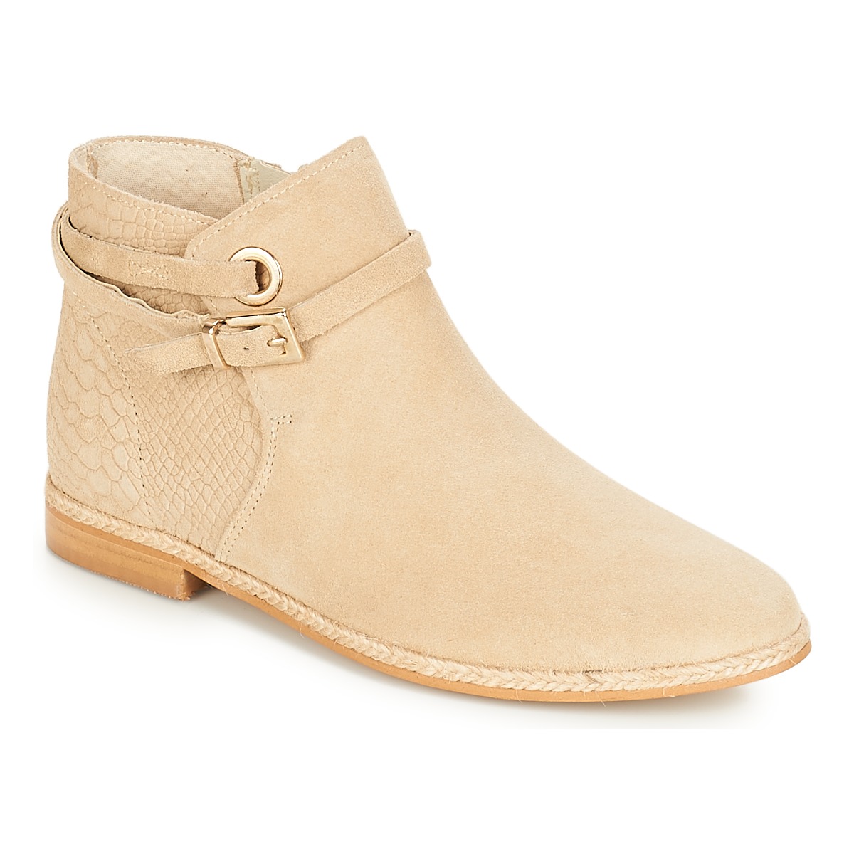 Chaussures Femme Boots André IDAHO Beige