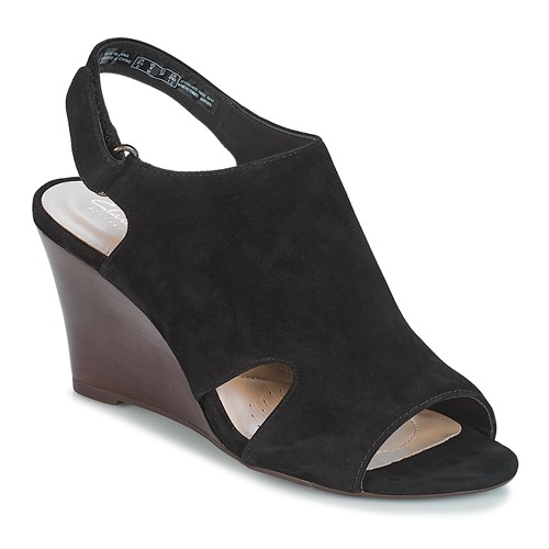 Chaussures Femme Sandales et Nu-pieds Clarks Raven Mist Black Sde