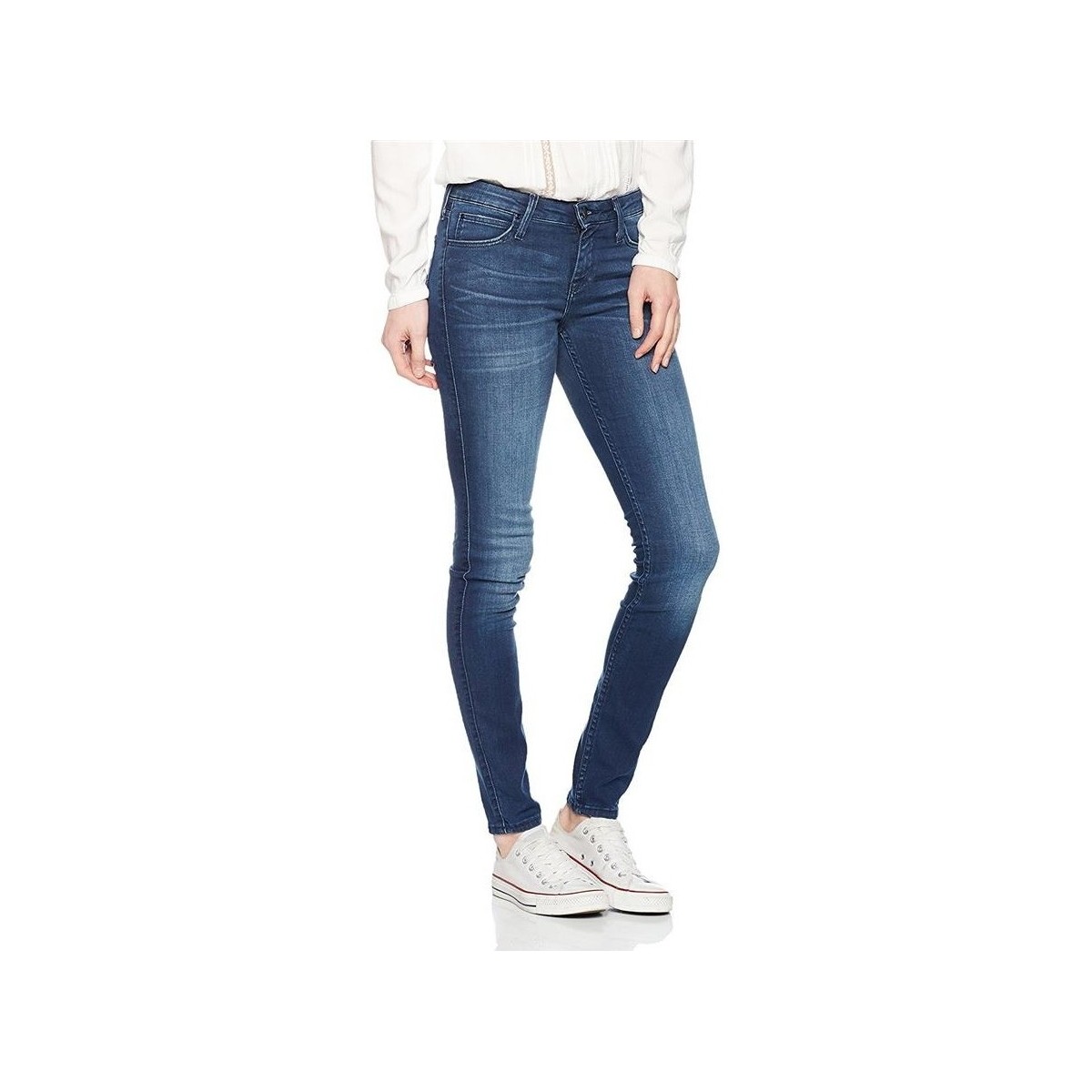 Vêtements Femme Jeans skinny Lee Scarlett Skinny L526AIFB Bleu