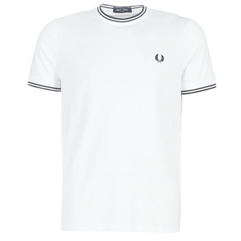 Textil Muži Trička s krátkým rukávem Fred Perry TWIN TIPPED T-SHIRT Bílá