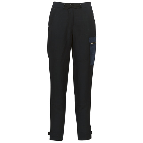 Textil Ženy Cargo trousers  G-Star Raw FELDSPAR HIGH STRAIGHT CARGO Tmavě modrá