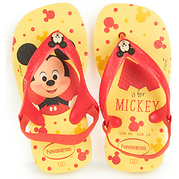 Boty Chlapecké Žabky Havaianas BABY DISNEY CLASSICS II Žlutá / Červená