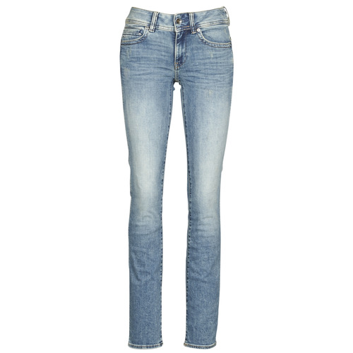 Textil Ženy Rifle rovné G-Star Raw MIDGE MID STRAIGHT WMN Modrá