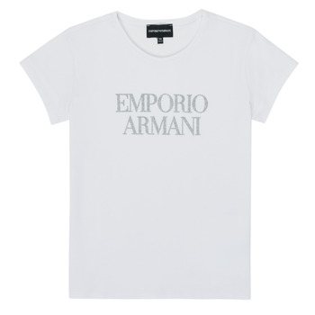 Textil Dívčí Trička s krátkým rukávem Emporio Armani 8N3T03-3J08Z-0100 Bílá