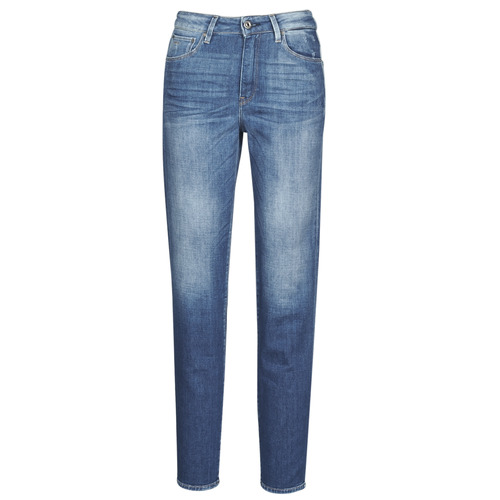 Textil Ženy Rifle rovné G-Star Raw 3301 HIGH STRAIGHT 90'S ANKLE WMN Kobaltová modř