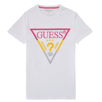 Textil Chlapecké Trička s krátkým rukávem Guess H1RJ05-K8HM0-P66P Bílá