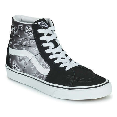 Boty Ženy Kotníkové tenisky Vans SK8-Hi Černá / Bílá