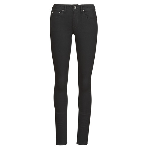 Textil Ženy Rifle skinny G-Star Raw Midge Zip Mid Skinny Wmn Černá