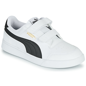 Boty Děti Nízké tenisky Puma SHUFFLE PS Bílá / Černá