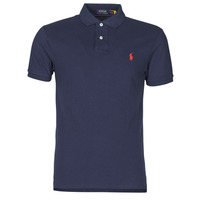 Textil Muži Polo s krátkými rukávy Polo Ralph Lauren POLO AJUSTE SLIM FIT EN COTON BASIC MESH Tmavě modrá