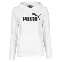 Textil Ženy Mikiny Puma ESS LOGO HOODY TR Bílá