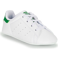 Boty Děti Nízké tenisky adidas Originals STAN SMITH CRIB Bílá / Zelená