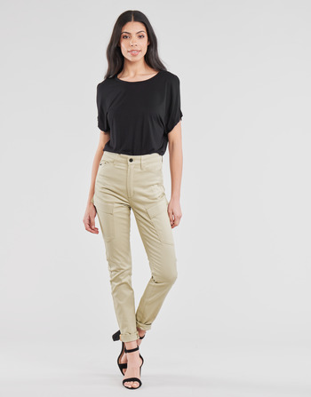 Textil Ženy Cargo trousers  G-Star Raw HIGH G-SHAPE CARGO SKINNY PANT WMN Béžová