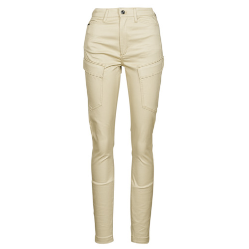 Textil Ženy Cargo trousers  G-Star Raw HIGH G-SHAPE CARGO SKINNY PANT WMN Béžová