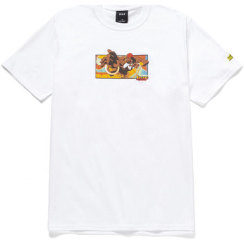 Textil Muži Trička & Pola Huf T-shirt dhalsim ss Bílá