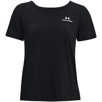 Textil Ženy Trička s krátkým rukávem Under Armour Rush Energy Core Short Sleeve Černá