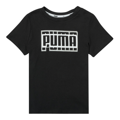 Textil Dívčí Trička s krátkým rukávem Puma ALPHA TEE Černá