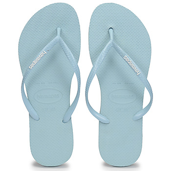 Boty Ženy Žabky Havaianas SLIM LOGO Modrá