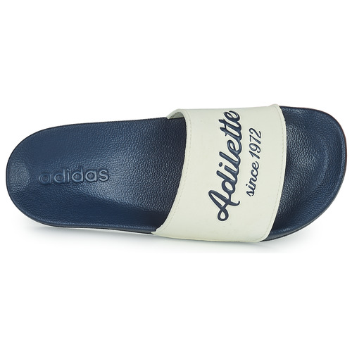 adidas Performance ADILETTE SHOWER Bílá / Modrá