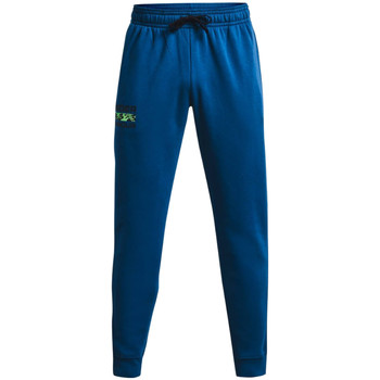 Textil Muži Teplákové kalhoty Under Armour Rival Fleece Signature Joggers Modrá