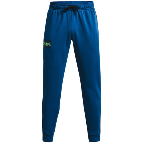 Textil Muži Teplákové kalhoty Under Armour Rival Fleece Signature Joggers Modrá