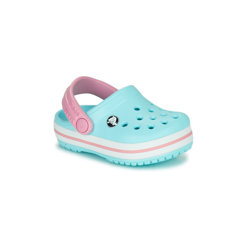 Boty Dívčí Pantofle Crocs CROCBAND CLOG T Modrá / Růžová