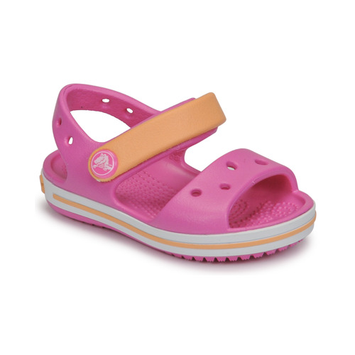 Boty Dívčí Sandály Crocs CROCBAND SANDAL KIDS Růžová / Oranžová