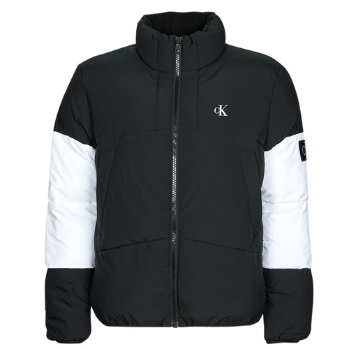 Textil Muži Prošívané bundy Calvin Klein Jeans NON-DOWN COLORBLOCK PUFFER Černá