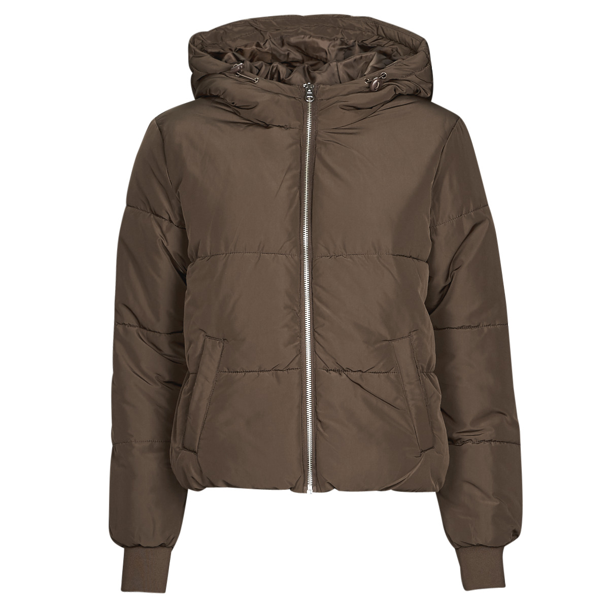 Textil Ženy Prošívané bundy JDY JDYNEWERICA SHORT HOOD JACKET OTW Hnědá