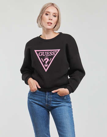 Textil Ženy Mikiny Guess ROXI SWEATSHIRT Černá