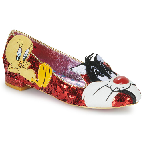 Boty Ženy Baleríny  Irregular Choice LOONEY TUNES 8 Červená