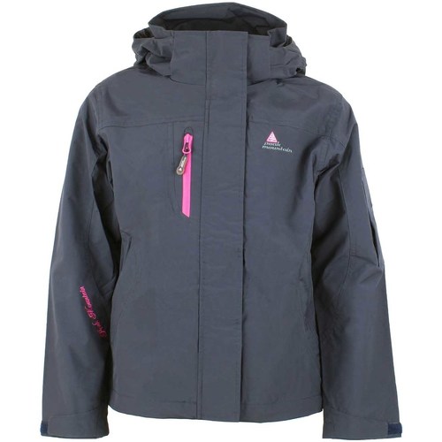 Textil Dívčí Parky Peak Mountain Parka de ski fille GALANI Šedá