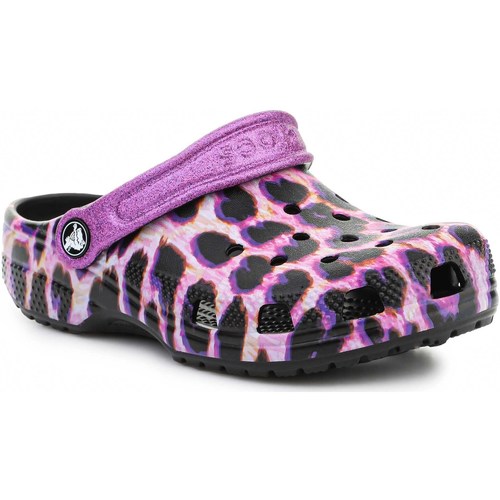 Boty Dívčí Sandály Crocs Animal Print Clog Kids 207600-83G           