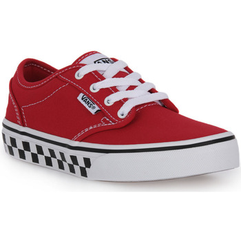 Boty Muži Módní tenisky Vans RED ATWOOD CHECKER SIDEWALL Červená