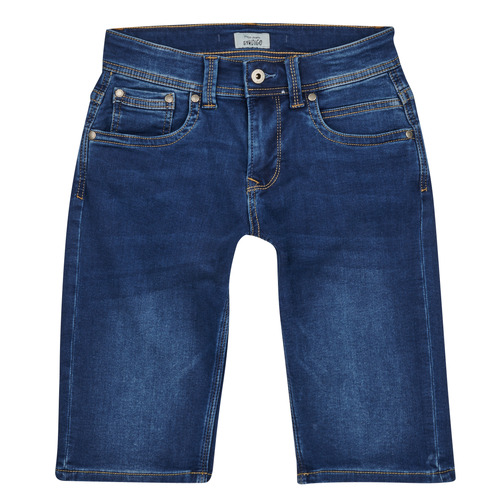 Textil Chlapecké Kraťasy / Bermudy Pepe jeans TRACKER SHORT Modrá