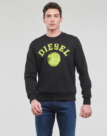 Textil Muži Mikiny Diesel S-GINN-K30 Černá / Zelená