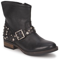 Boty Ženy Kotníkové boty Pieces ISADORA LEATHER BOOT Černá